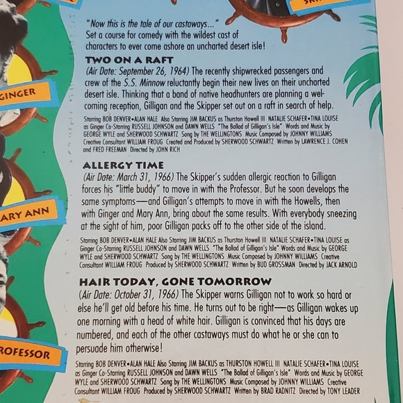 Gilligan's Island: The Lost Pilot & Meet The Crew (VHS) - Picture 7 of 8